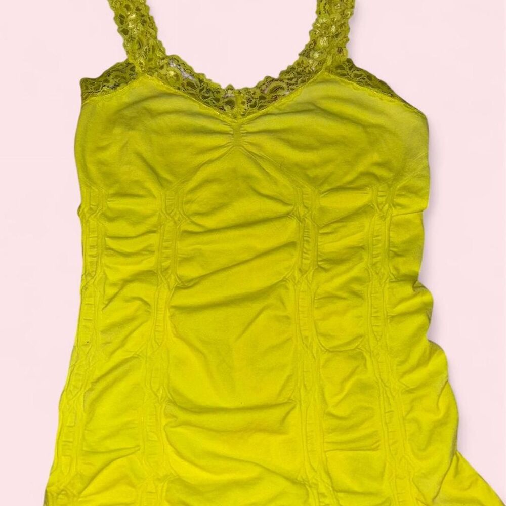 Bongo Women's Yellow and Green Vest